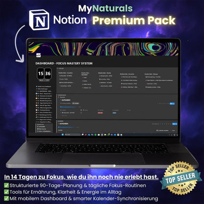 FOCUS MASTERY SYSTEM - Notion Template